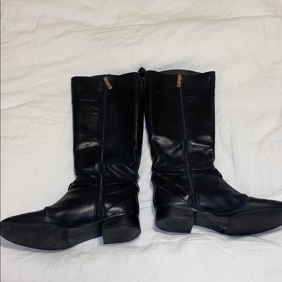COPY - Tory Burch knee high black leather riding boots - Picture 5 of 11